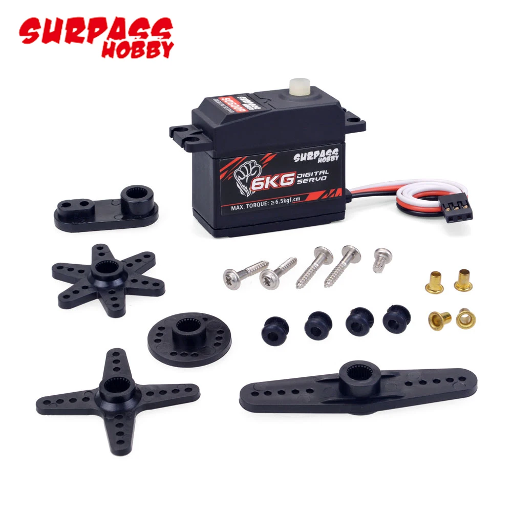 Surpass Hobby RC S0600P 25T 6 кг пластиковая Шестерня цифровой сервопривод для RC 1/10 1/12 1/14 высокоскоростной Радиоуправляемый автомобиль самолет радиоуправляемая лодка робот багги
