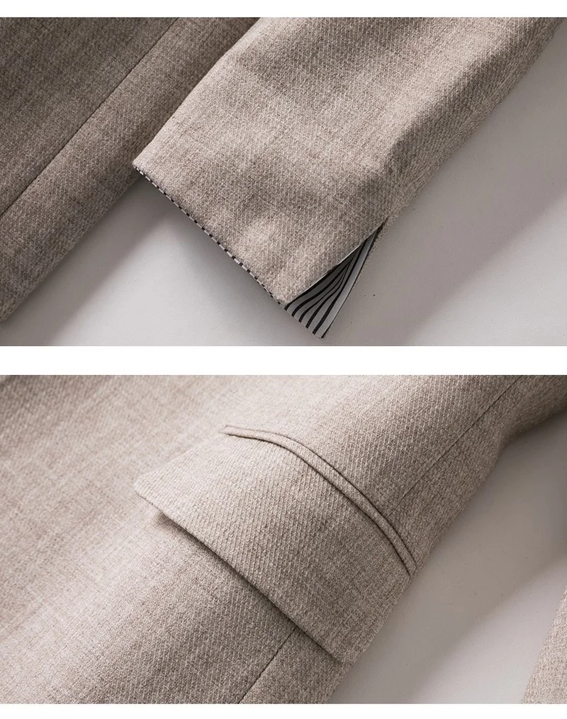 

2020 New Fashion Business Plaid Suits Women Work Office Ladies Long Sleeve Spring Casual Blazer