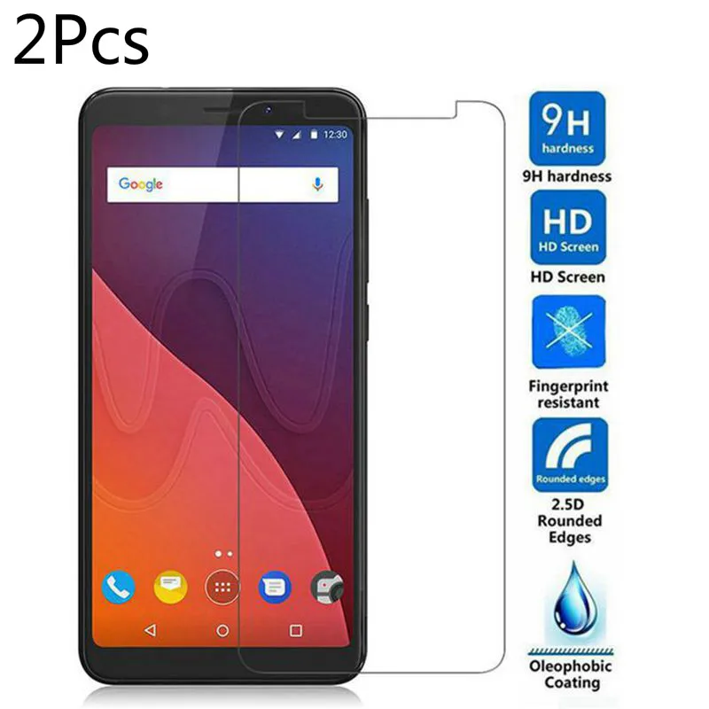2.5D 9H закаленное стекло для защиты экрана Wiko View 2 3 4 5 Pro Max Plus Lite Prime Go защитная