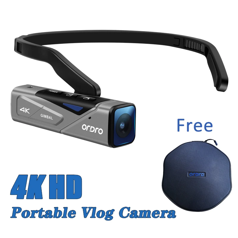 4K спортивная видеокамера Цифровая портативная камера ORDRO EP7 UHD 60 кадров в секунду