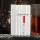 Зажигалка GALINER, металлическая, газовая, ветрозащитная, 2-струйная фонарь жигалка, Бутановая Зажигалка для сигар, для путешествий, Cakmak с резаком для сигар