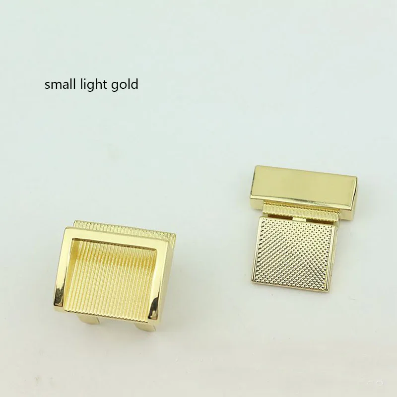 20Pcs 39x35mm Rectangle Handbags Turn Lock Hardware Accessories Metal Twist Lock Buckle Switch Lock Latch Padlock for Bag Lock