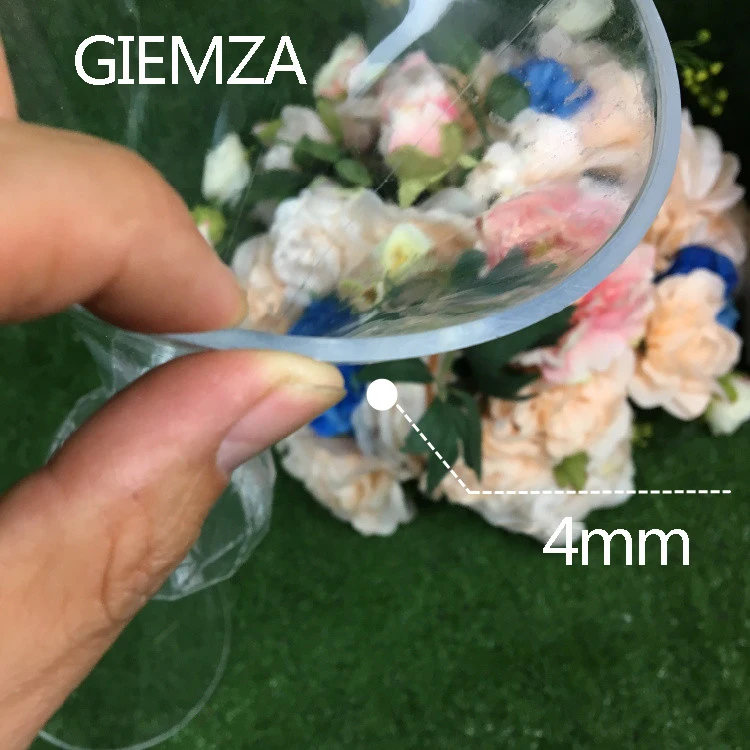 GIEMZA ваза-Горн высотой 60 см 50 см Прозрачные Акриловые реквизиты 1 шт. 2ft свадебный цветок Декор домашний садовый горшок в виде центральных пол