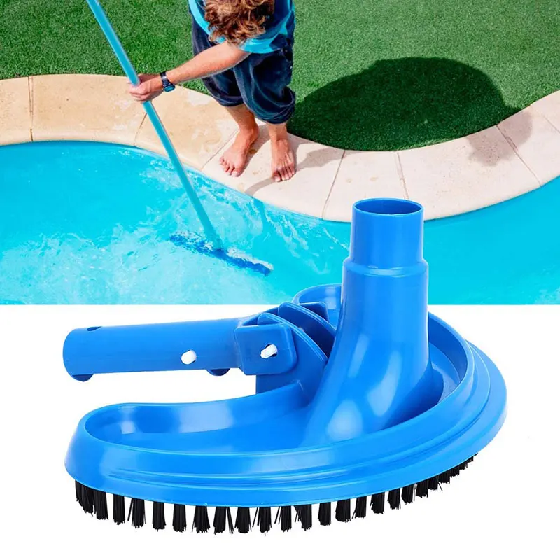 

Swimming Pool Suction Vacuum Head Brush Cleaner Half Moon Flexible Swimming Pool Curved Suction Head Cleaning Tool Pool Suction