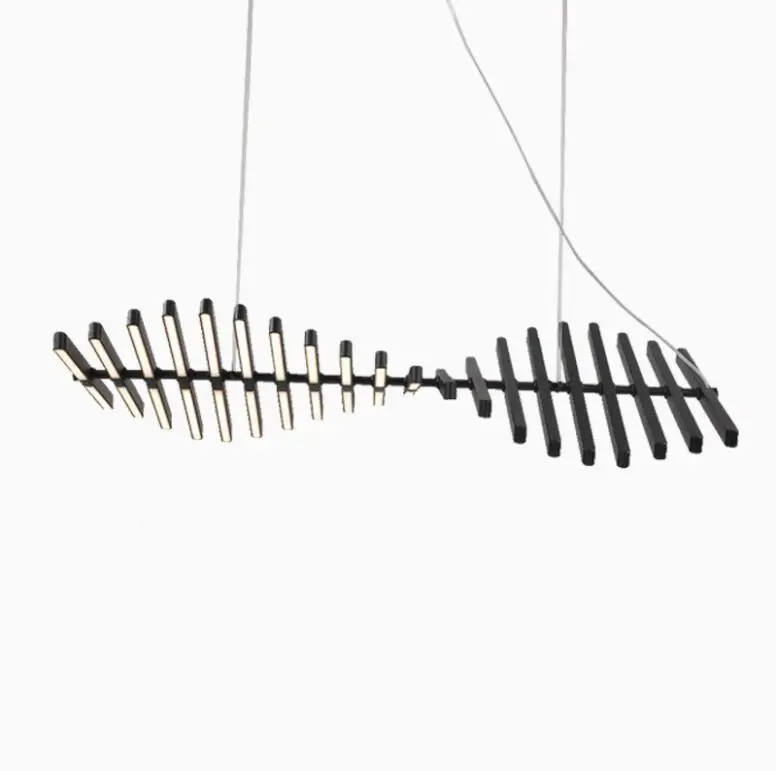 Современный светодиодный светильник для люстры скандинавский черный/белый