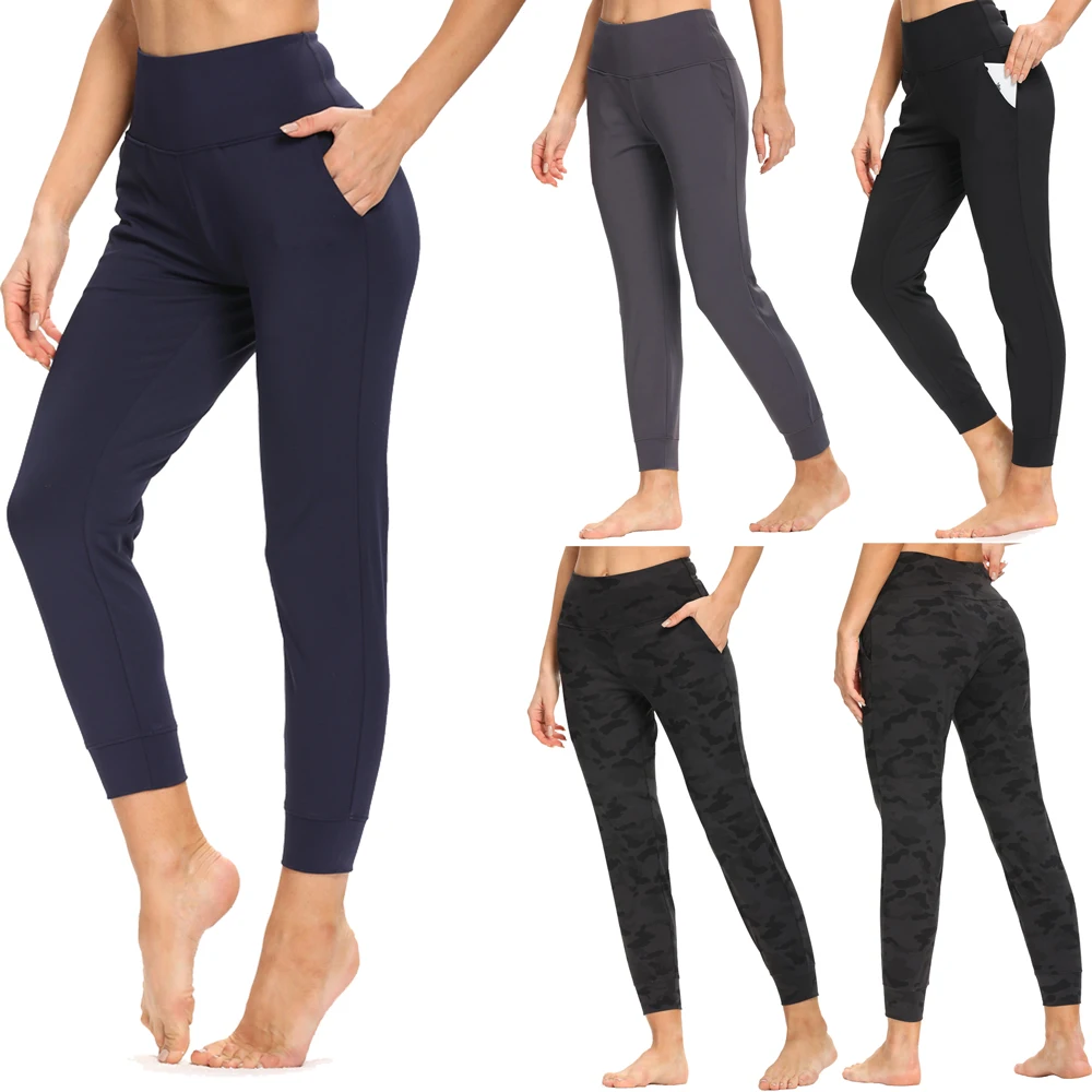 

New Sweat pants for womenfolk Women's Joggers trousers Running Pants High Waist Active Sweatpants with Pockets Yoga Leggings