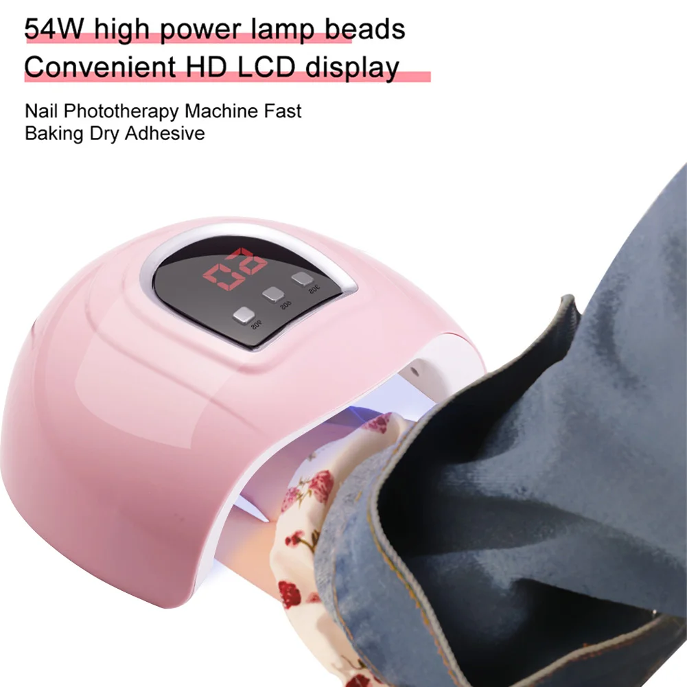 

Многофункциональный практичный Классический Pro 54W Светодиодный УФ-Сушилка для ногтей отверждения для всех лампа для сушки гель-лака инфрак...