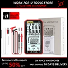 мультиметр цифровой ANENG, ампервольтметр с функцией True RMS, автоматический выбор диапазона, мультитестер с усилителем, вольт, Ом, целостность емкости 620A