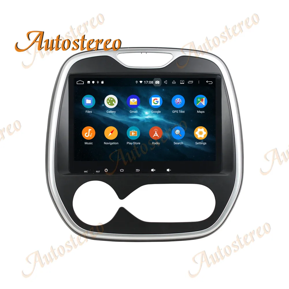 Автомобильный dvd-плеер Android 9 8 ядер GPS навигация для Renault Captur CLIO 2010-2016 стерео