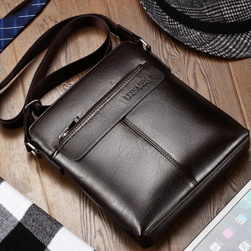 Сумка на плечо Мужская винтажная маленькая сумочка-мессенджер в деловом стиле