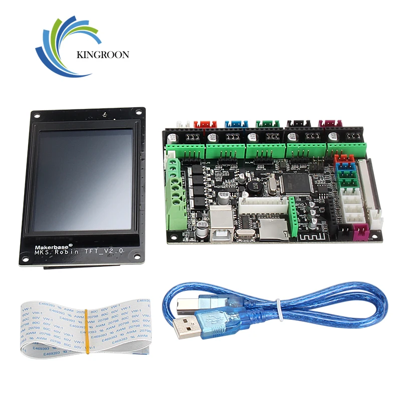 Плата управления MKS Robin V2.0 Nano TFT STM32 с открытым исходным кодом (поддержка Marlin2.0)