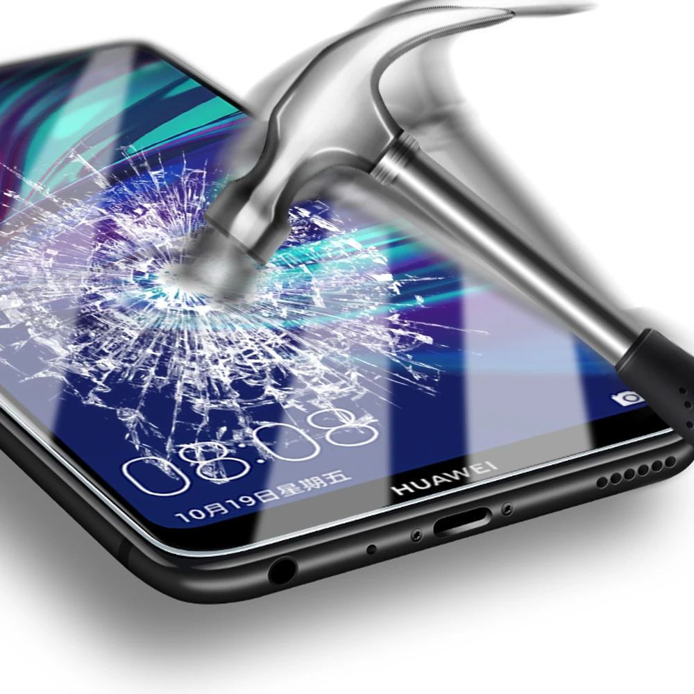 Защитное стекло для huawei Y7 2019 Prime hauwei pro y7pro закаленная Передняя пленка телефона