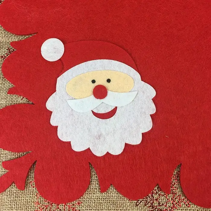 Kerst 3 Style Christmas Table Mat Knife Fork Placemat Tableware Red Pad Dining Dcor For Holding Hot Dishes Coffee Mugs | Дом и сад