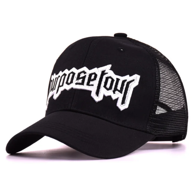 Бейсболка в стиле Джастина Бибера для мужчин и женщин сетчатая Кепка хип-хоп