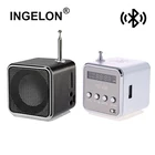 Цифровой FM-динамик Ingelon, стерео MP3-плеер с ЖК-дисплеем, с Micro SDTFUSB-приемником, Bluetooth, Прямая поставка