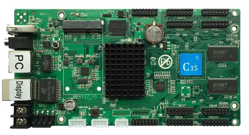 Крытый outdoo светодиодный дисплей экран светодиодный знак управления карты HD C15C для hub75 полноцветный rgb модуль светодиодной матрицы p2 p3 p4 p5 p6 p8 p10