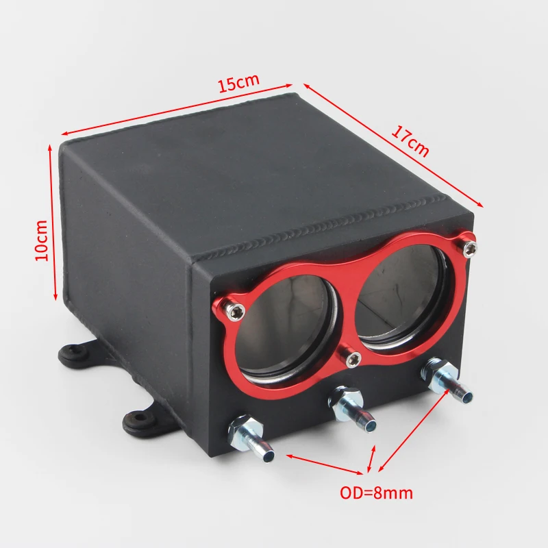 Горячий продукт 60 мм двойной порт внешний 044 топливный насос бак для гонок черная