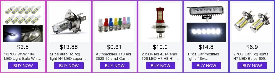 4 шт. светодиодный чистый белый 194 W5W 168 5730 10 SMD Canbus автомобиля светодиодный супер яркий для автоматического включения боковой сигнал светильник Светодиодные лампы 12v