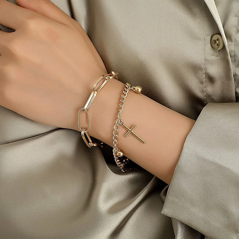 Модный браслет из нержавеющей стали Gourd & круглая бирка для женщин богемная