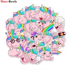 Наклейки Three Ratels ZK20 Милая Радужная лошадка, размещенные в виде бомбы, Kawaii планировщик для скрапбукинга, памятка для школы, школьные принадлежности