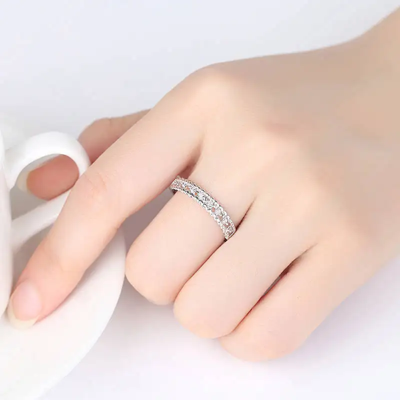 Кольцо с цирконом модное обручальное кольцо для пары идеальное ювелирное