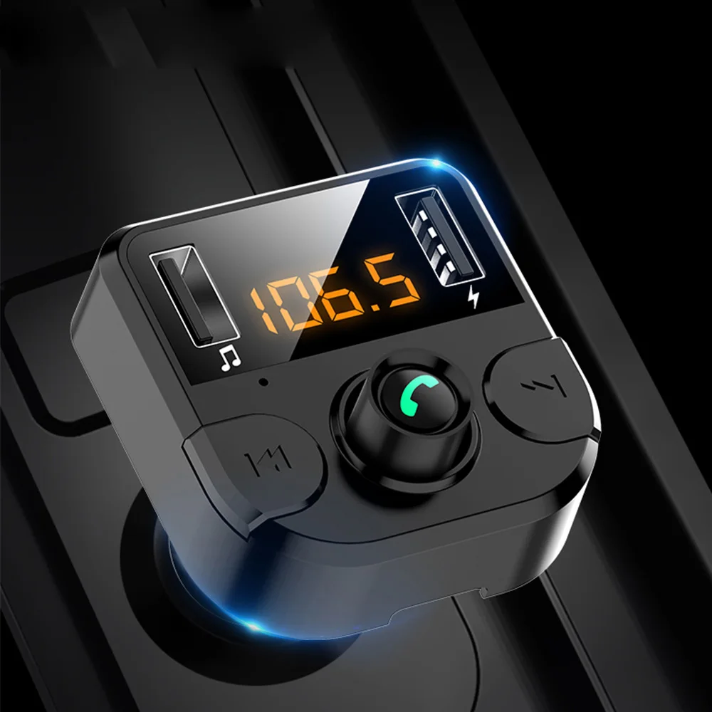 Fm-передатчик автомобильный ЖК MP3-плеер беспроводной Bluetooth приемник автомобильный комплект 4.6A быстрый USB Hands Free USB зарядное устройство FM модулятор