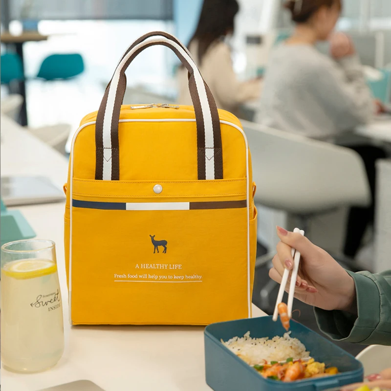 

Теплоизоляционная сумка унисекс для ланча с теплоизоляцией, новинка 2021, теплоизоляционная сумка, сумка-тоут для двери еды, оксфордская дорожная сумка для пикника, для офиса