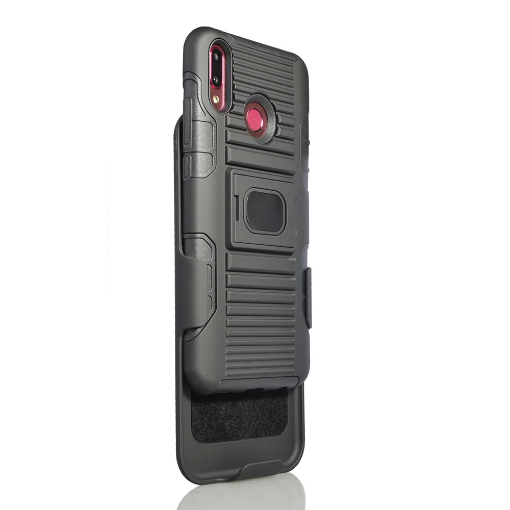 

Heavy duty resistant hybrid robot holster ring holder armor case for huawei p40 lite p40 pro