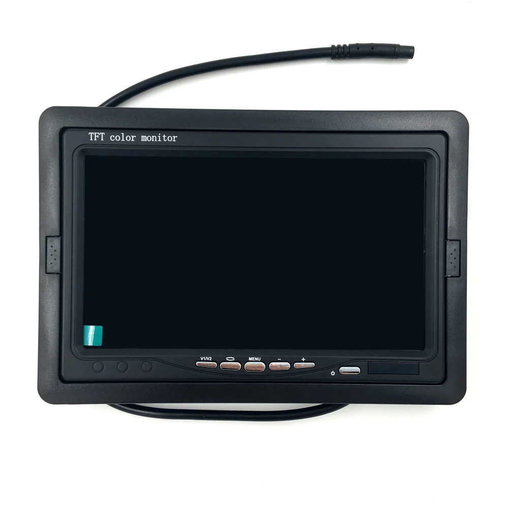Новый автомобильный монитор 7 дюймов цифровой цветной ЖК дисплей TFT 16:9 заднего