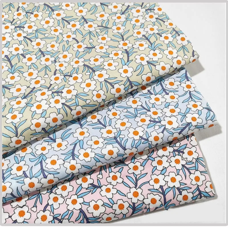 

New Floral Series Twill Cotton Fabric,Patchwork Cloth,DIY Sewing Quilting Fat Quarters Material For Baby&Child