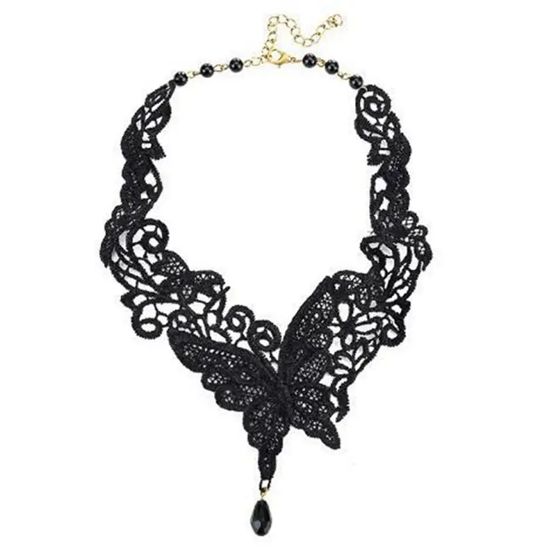 1 шт. кружевное украшение-бабочка чокер украшение ожерелье-чокер ожерелье для