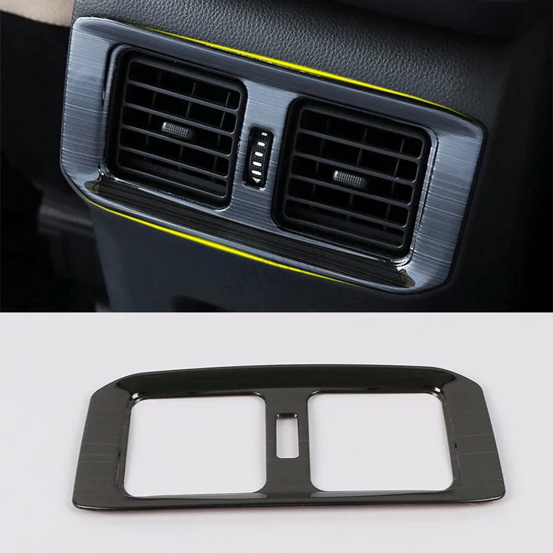 

1 шт. Автомобильная наклейка из нержавеющей стали, задний кондиционер, декоративная крышка для 2019 2020 Toyota RAV4 RAV 4