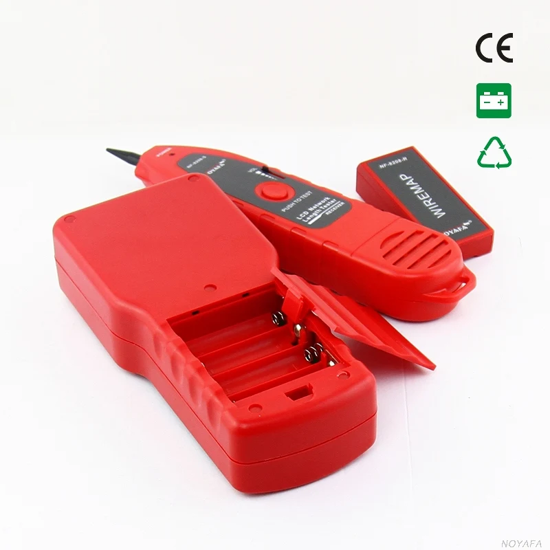 noyafa nf 8208 lcd display network lan cable tester wire tracker tracer measure length rj45 rj11 line scanner free global shipping