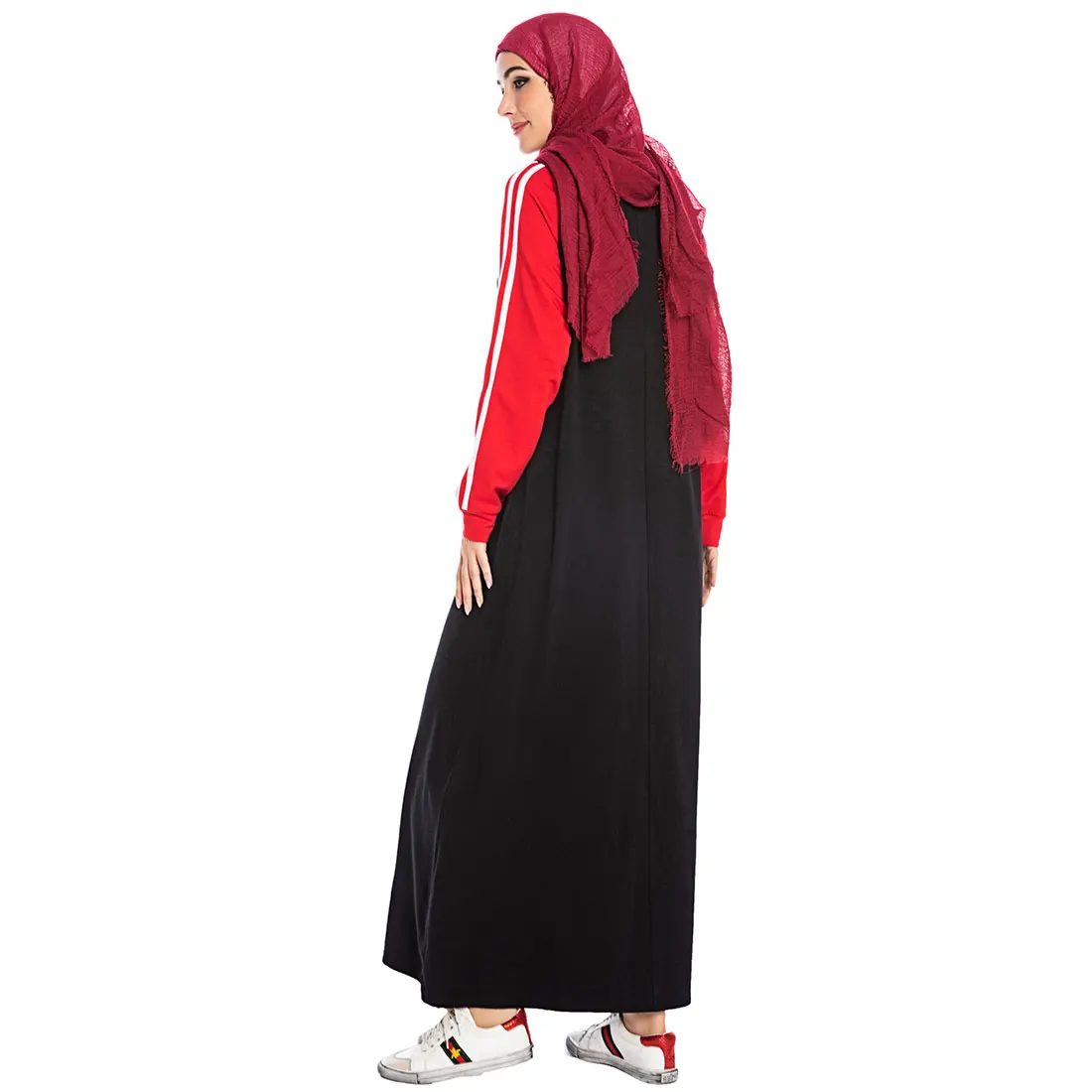 

2021 New Winnter Abaya Modest Wear Muslim Fashion Turkey Dubai Islamic Clothing Ramadan Women Long Dress For Women