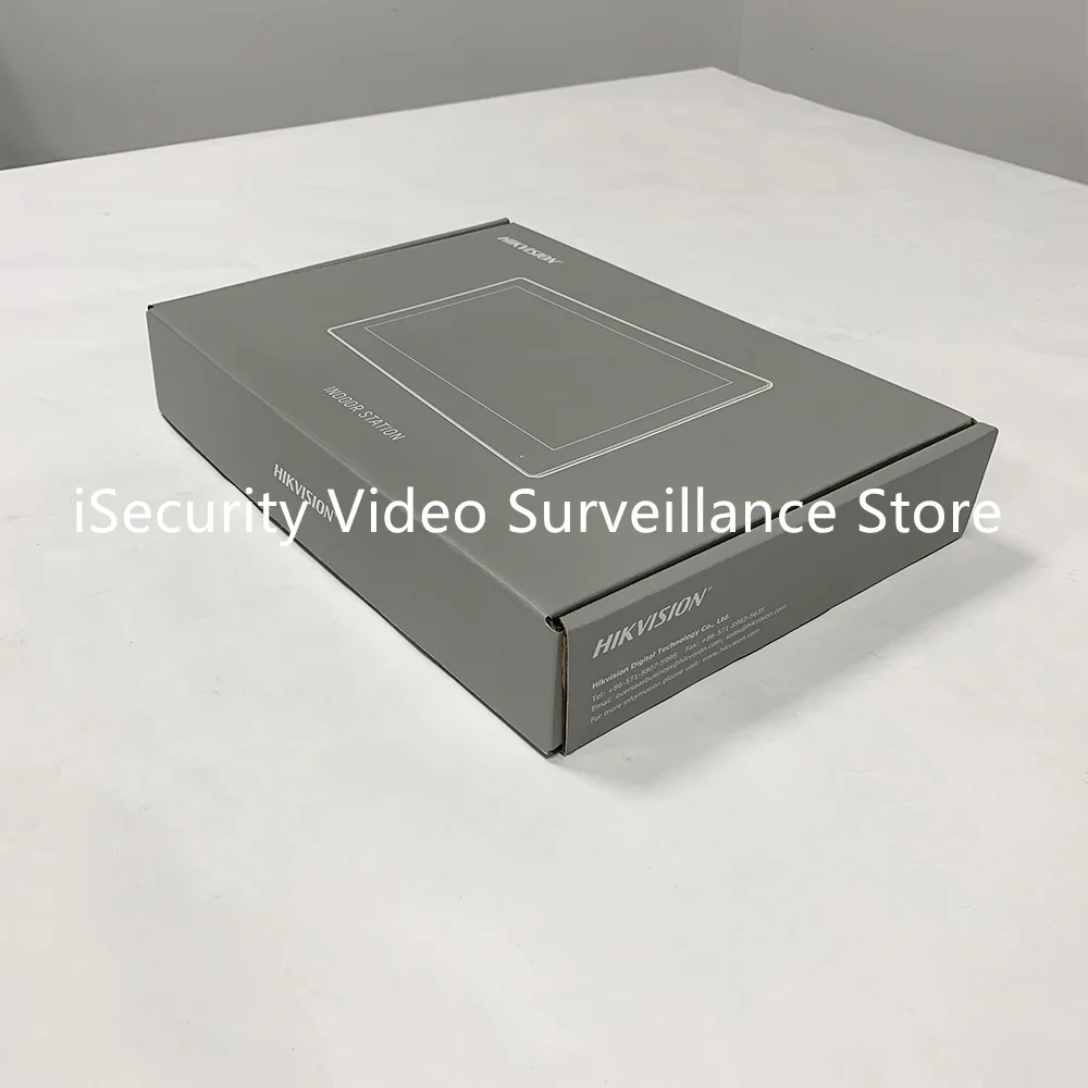Hikvision 10-дюймовый видеодомофон монитор дисплей цветная TFT Android дверная камера WIFI POE