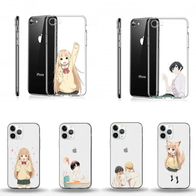 

Tanaka-kun is Always Listless Phone Case Transparent soft For iphone 12 11 13 7 8 6 s plus x xs xr pro max mini
