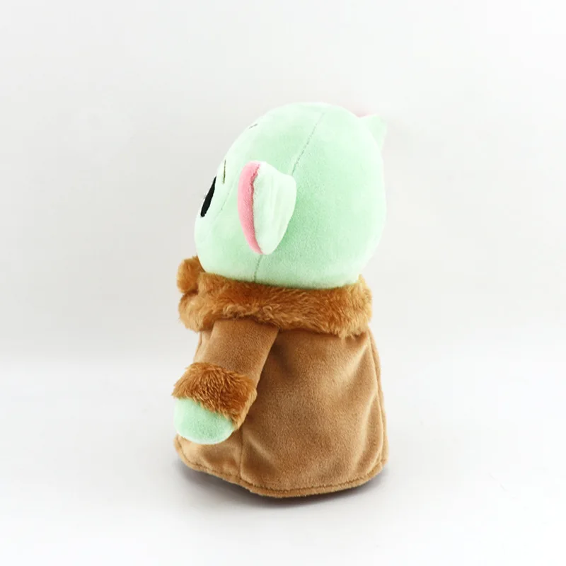 Кукла-младенец йода из мультфильма Звездные войны мягкая с голосовым