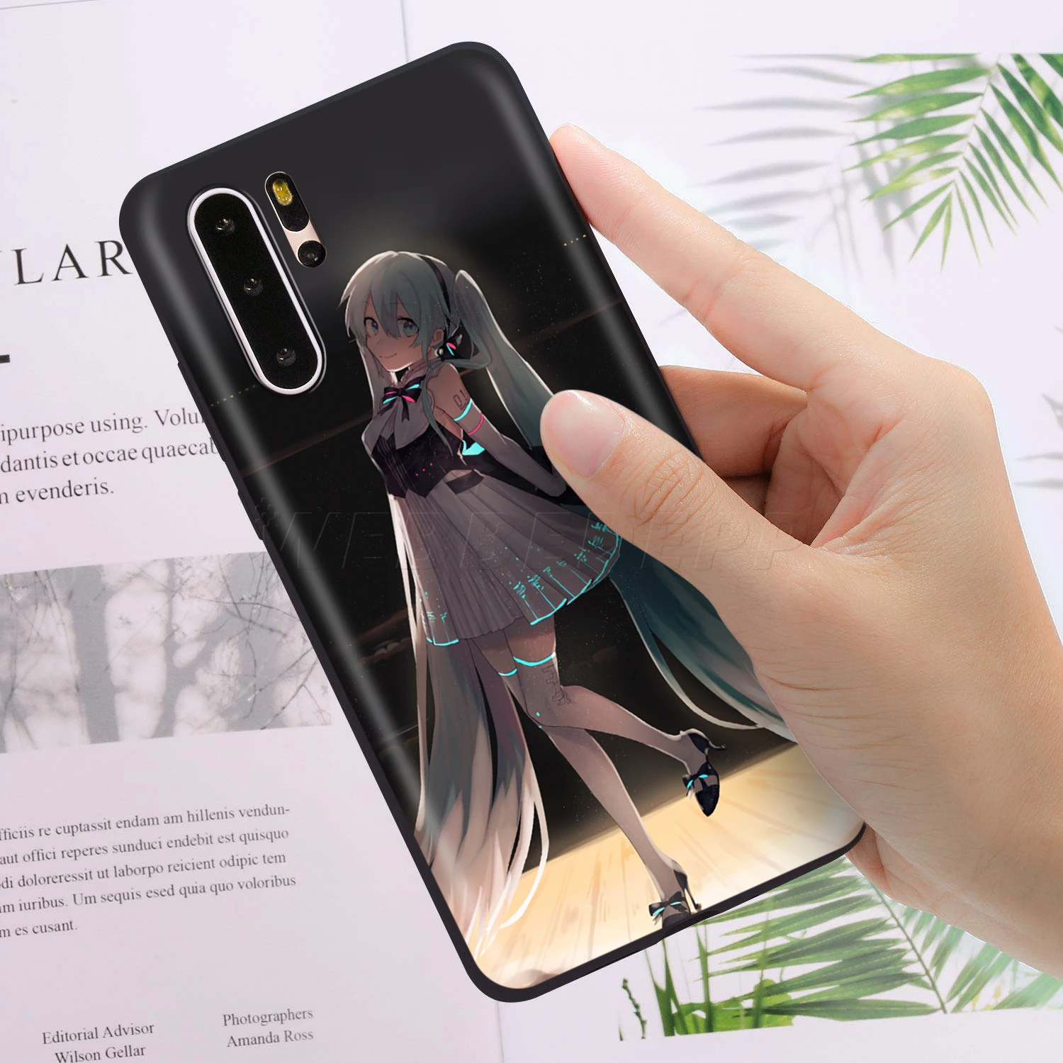 Webbedepp аниме девушка Хацунэ Мику чехол для Huawei P8 P9 P10 P20 P30 Lite Pro P Smart Z Mini