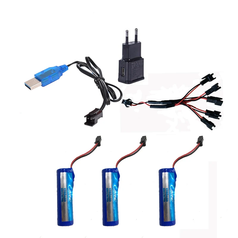 Аккумулятор JJRC Q70 для радиоуправляемой машинки батарея 3 7 в 1200 мАч 2 4 ГГц 4WD Twist- Desert