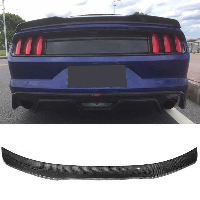 Задний спойлер из углеродного волокна для Ford Mustang Coupe 2 Door 2015 2016 2017 - купить по