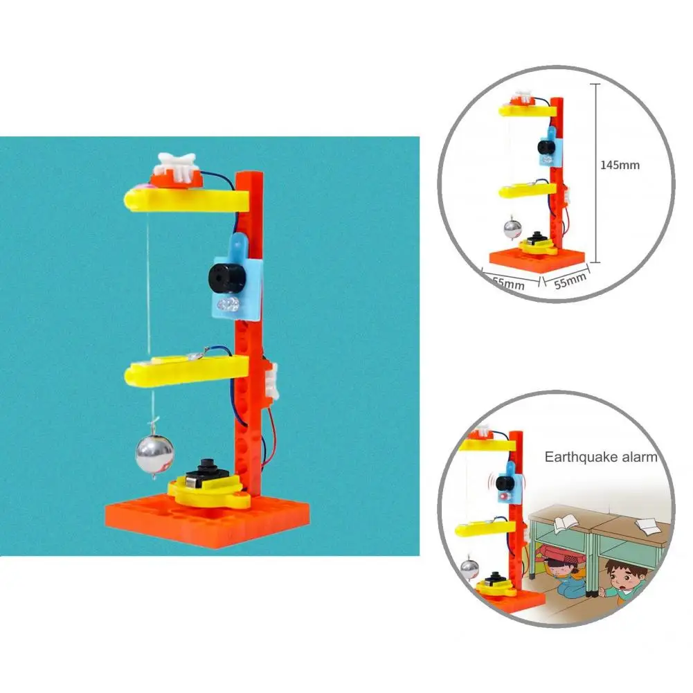 1 набор пластиковых игрушечных сейсмографов с аккумулятором