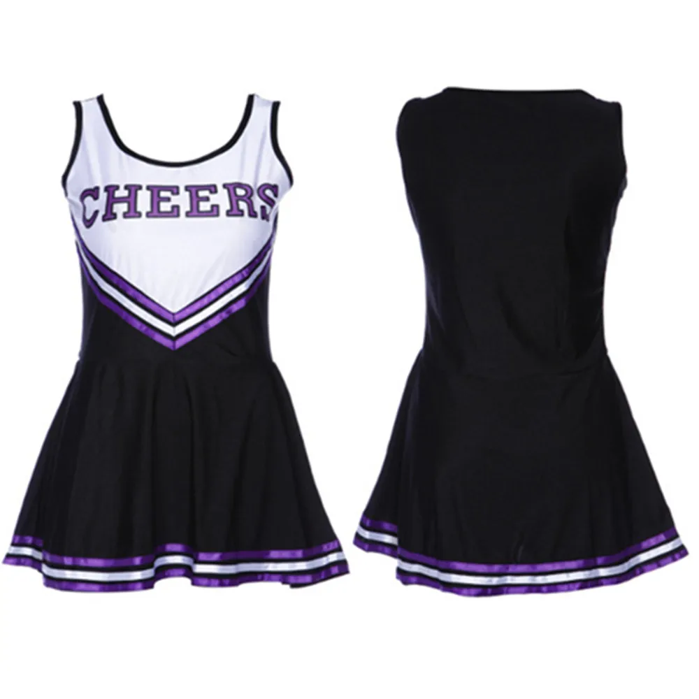 Лидер продаж Женский костюм для чарлидинга сексуальный девочек старшей школы