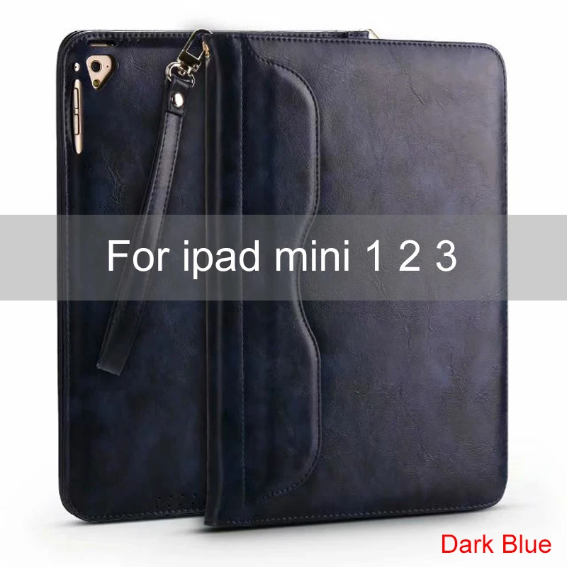 For mini 1 2 3 Essidi роскошный кожаный умный чехол рукав для iPad mini 4 3 2 1th Gen стенд планшетный защитный чехол для IPad Mini 1 2 3 4 - Цвет: For mini 1 2 3