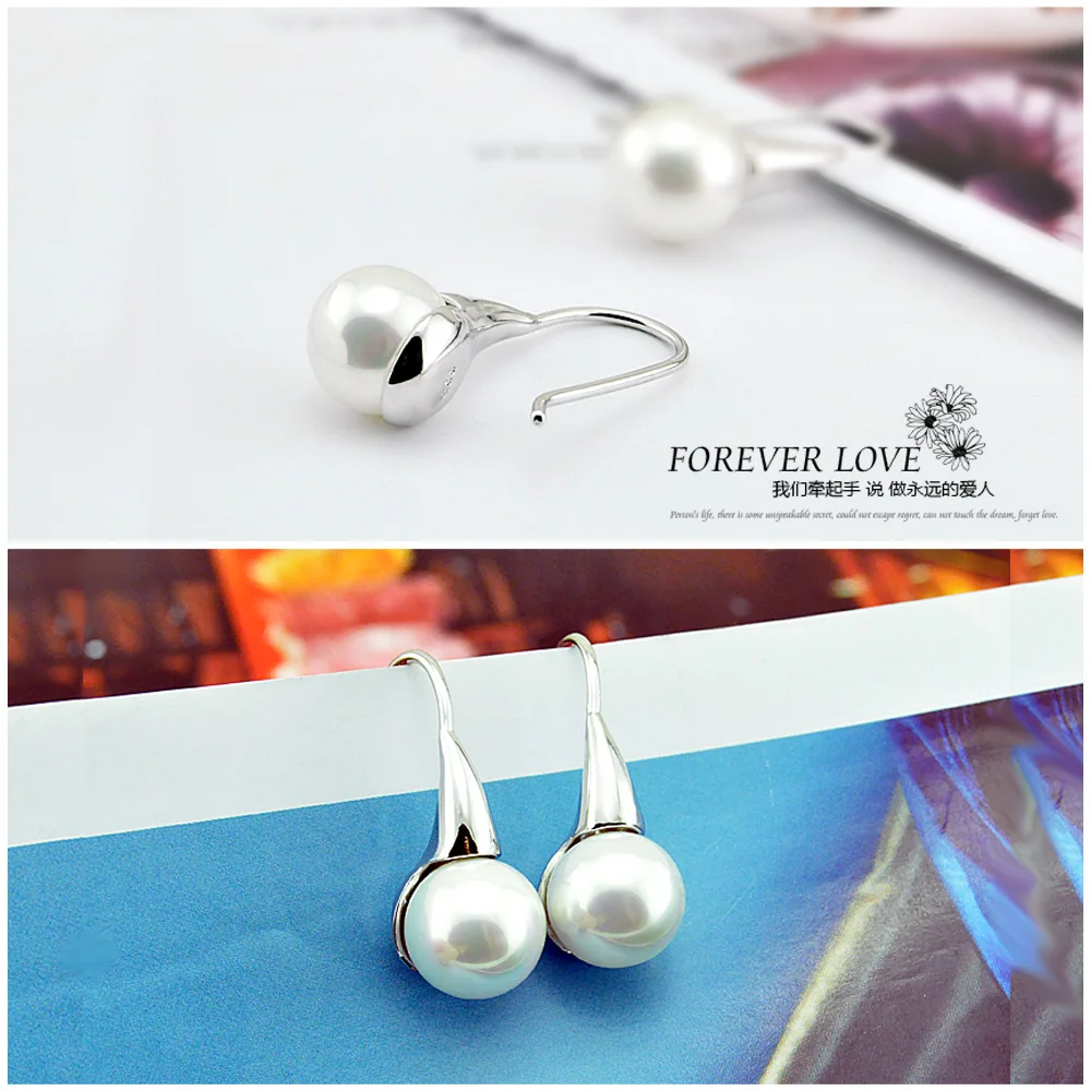 Серьги женские из серебра 925 пробы с жемчугом|sterling silver earing|925 sterling earing925 |