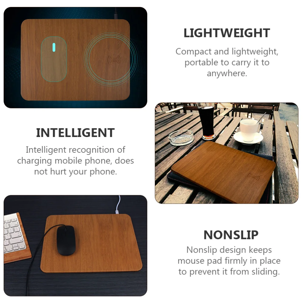 

Wireless Charge Pad Multi-functional Pad Practical Compact Pad