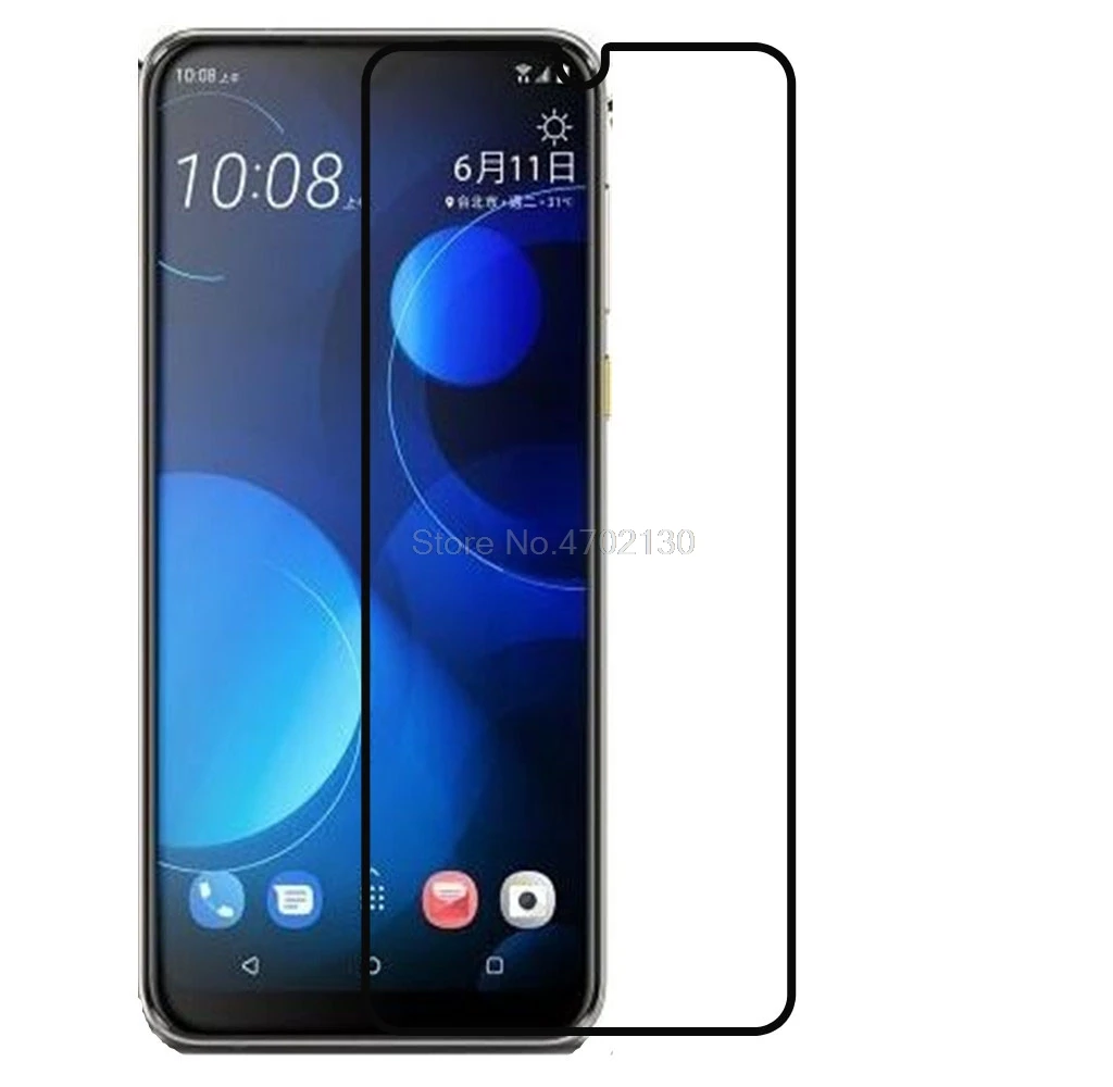 

Full Cover Protective Glass For HTC Desire 19+ Protective Tempered Glass On For HTC Desire 19+ Phone Screen Protector