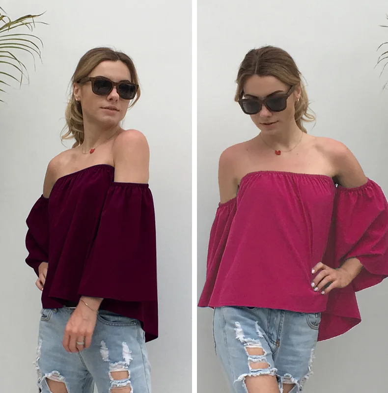 Новинка 9 цветов Женская рубашка короткая Сексуальная обернутая грудь слово