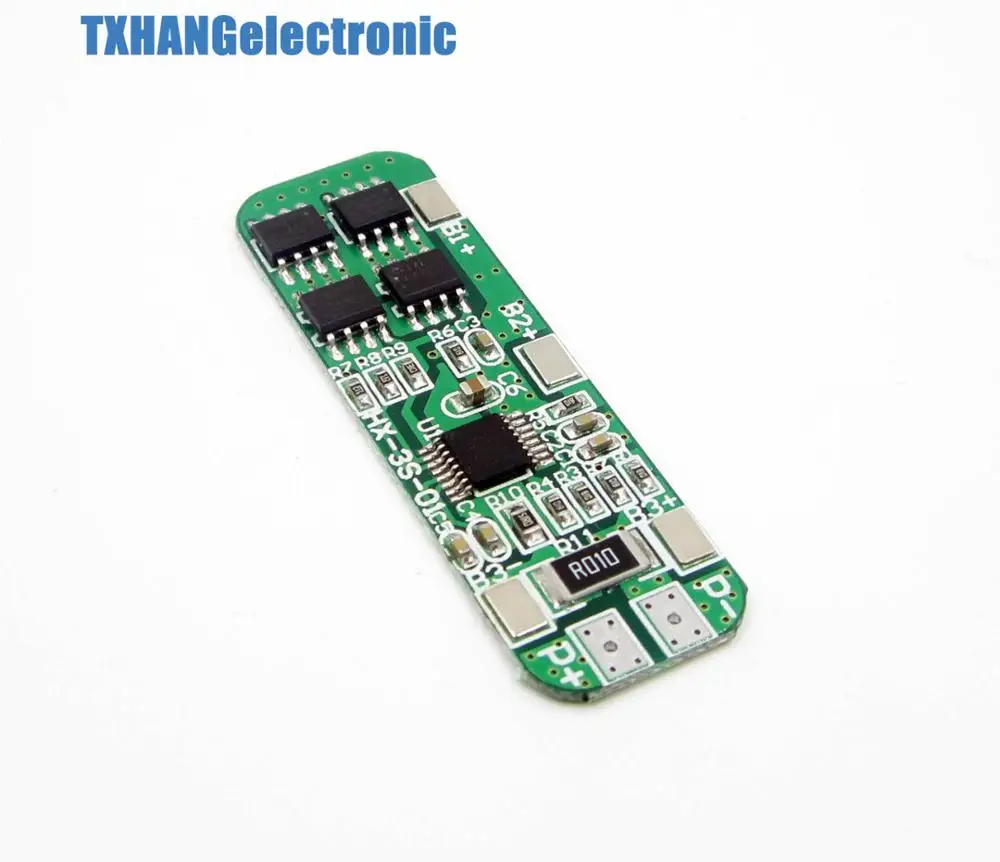4A 5A PCB плата защиты BMS для 3 пакетов 18650 литий ионный аккумулятор 3S|Интегральные