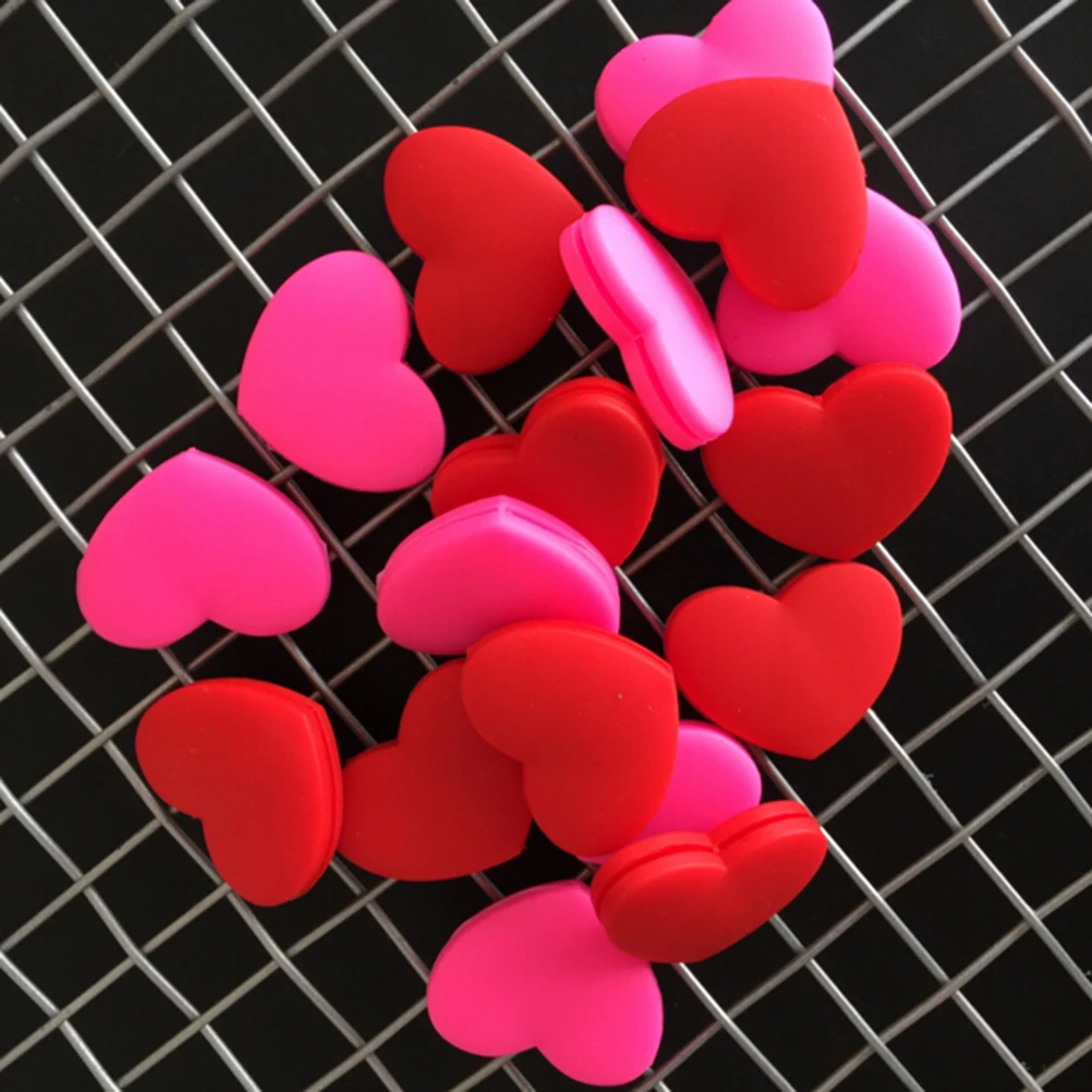 

1 pieces Tennis Accessories Racket Shock Absorber Red Heart Tennis Racquet Vibration Dampener Shock Absorber