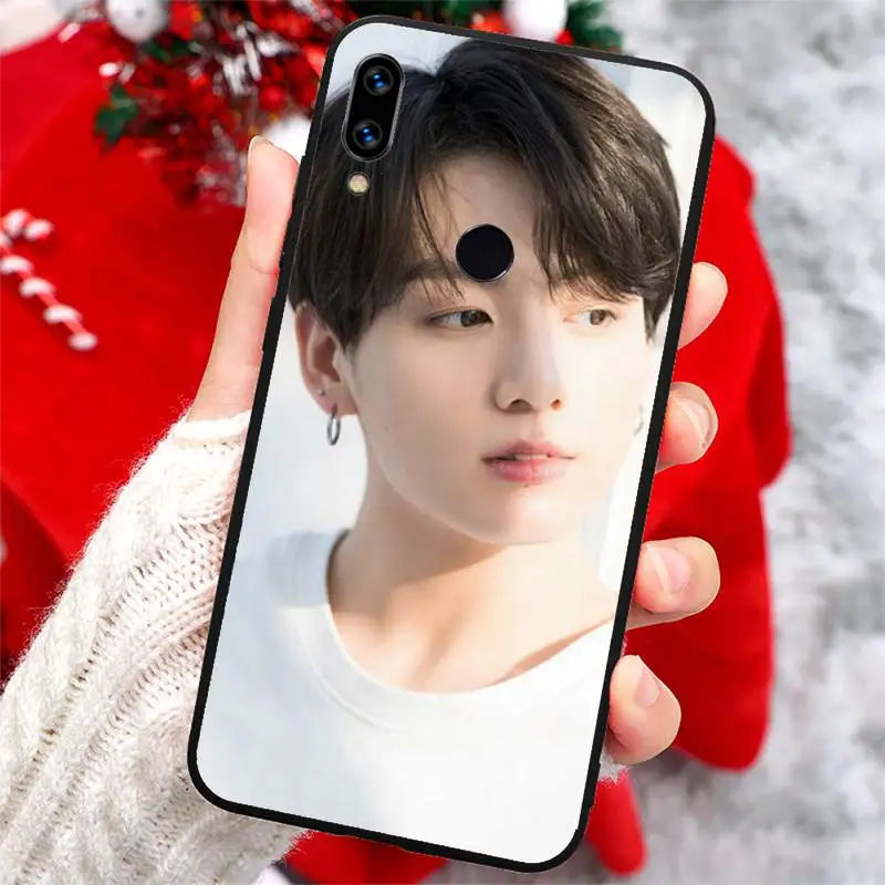 

kpop Park Jimin Jungkook high quality luxury Phone Case shell For Xiaomi Redmi note 7 8 9 t k30 max3 9 s 10 pro lite